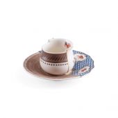 Кофейная пара Seletti , 09161 Hybrid Coffee cup with saucer Djenne