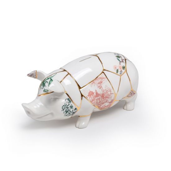 Копилка Seletti, 09942 Kintsugi Piggy Bank