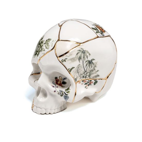 Статуэтка Seletti, 09943 Kintsugi Skull