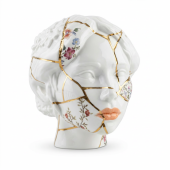 Ваза Seletti, 09946_SHE Kintsugi Heads SHE