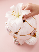 Ваза Seletti, 09946_SHE Kintsugi Heads SHE