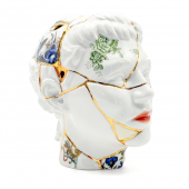 Ваза Seletti, 09947_HIM Kintsugi Heads HIM