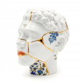 Ваза Seletti, 09947_HIM Kintsugi Heads HIM