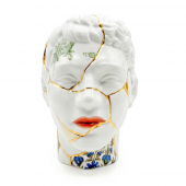 Ваза Seletti, 09947_HIM Kintsugi Heads HIM