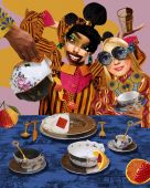 Чайная пара Seletti, 09171 Hybrid Teacup with saucer Kerma