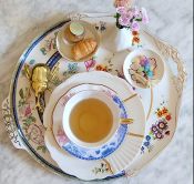 Блюдо круглое для торта Д 35 см., Seletti, 09768 Hybrid Round Tray d.35 Dorotea