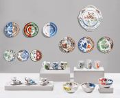 Чайная пара 220 мл., Seletti, 09746 Hybrid Teacup with saucer Zenobia