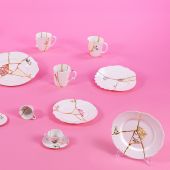 Обеденная тарелка 27,5 см., Seletti, 09612 Kintsugi n'2 Dinner Plate d.27